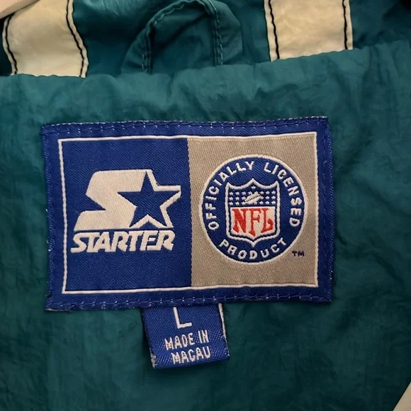Vintage Starter Miami Dolphins Jacket Size Large